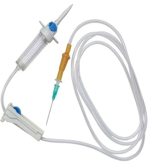 INFUSION SET WITH LATEX BULB LUER LOCK VENTED